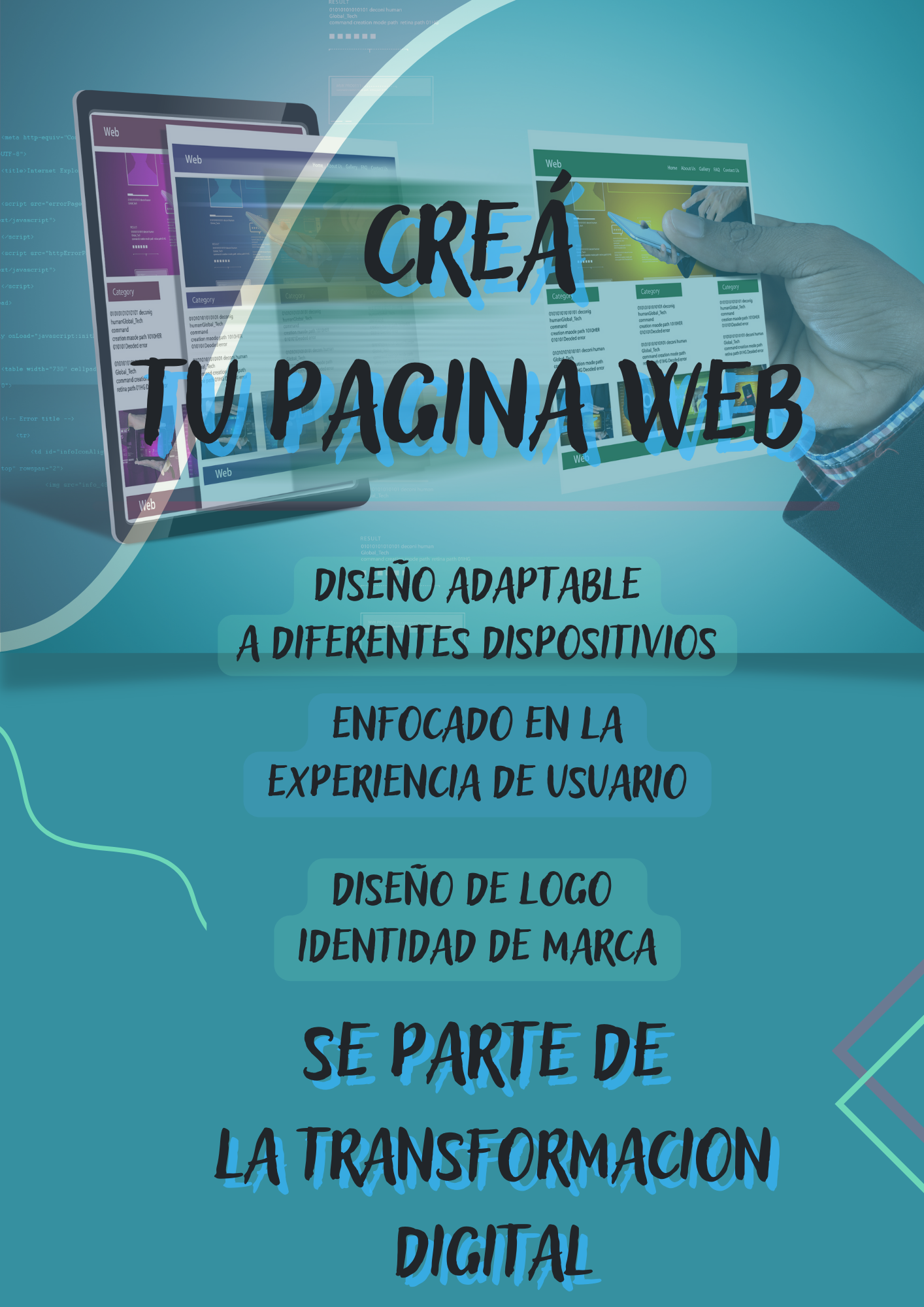 Ofrecemos soluciones en desarrollo y diseño de páginas web